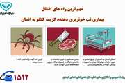اینفوگرافی: مهم ترین راههای انتقال بیماری خونریزی دهنده تب کریمه کنگو به انسان